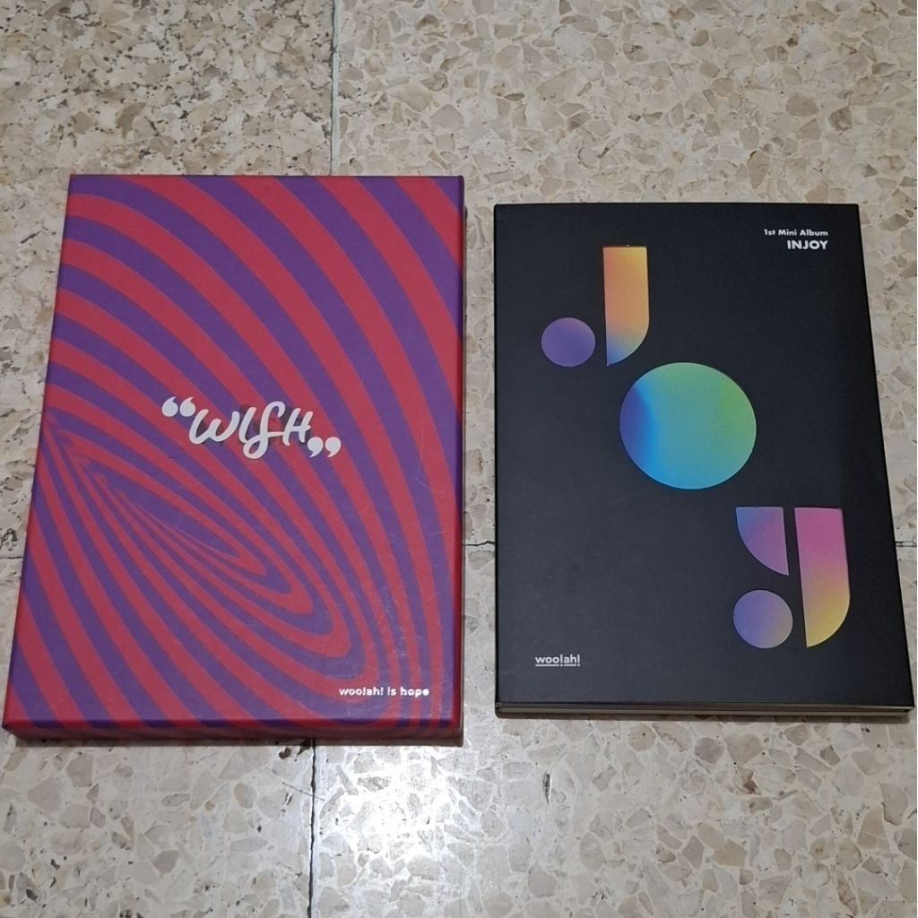 Take All murah 2 Album Kpop Unsealed wooah woo ah Wish & Joy photocard all member + poster
