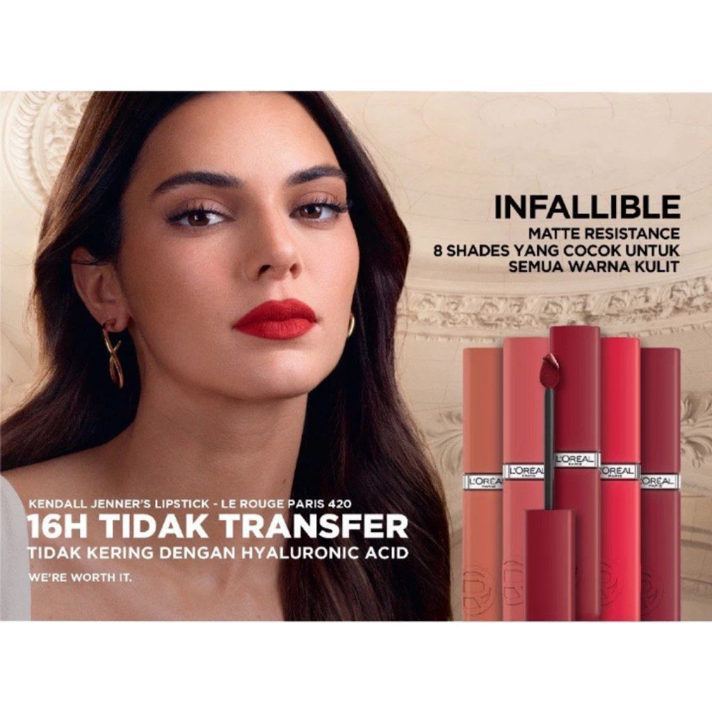 Lipstik cair LOREAL infallible Matte Resistance