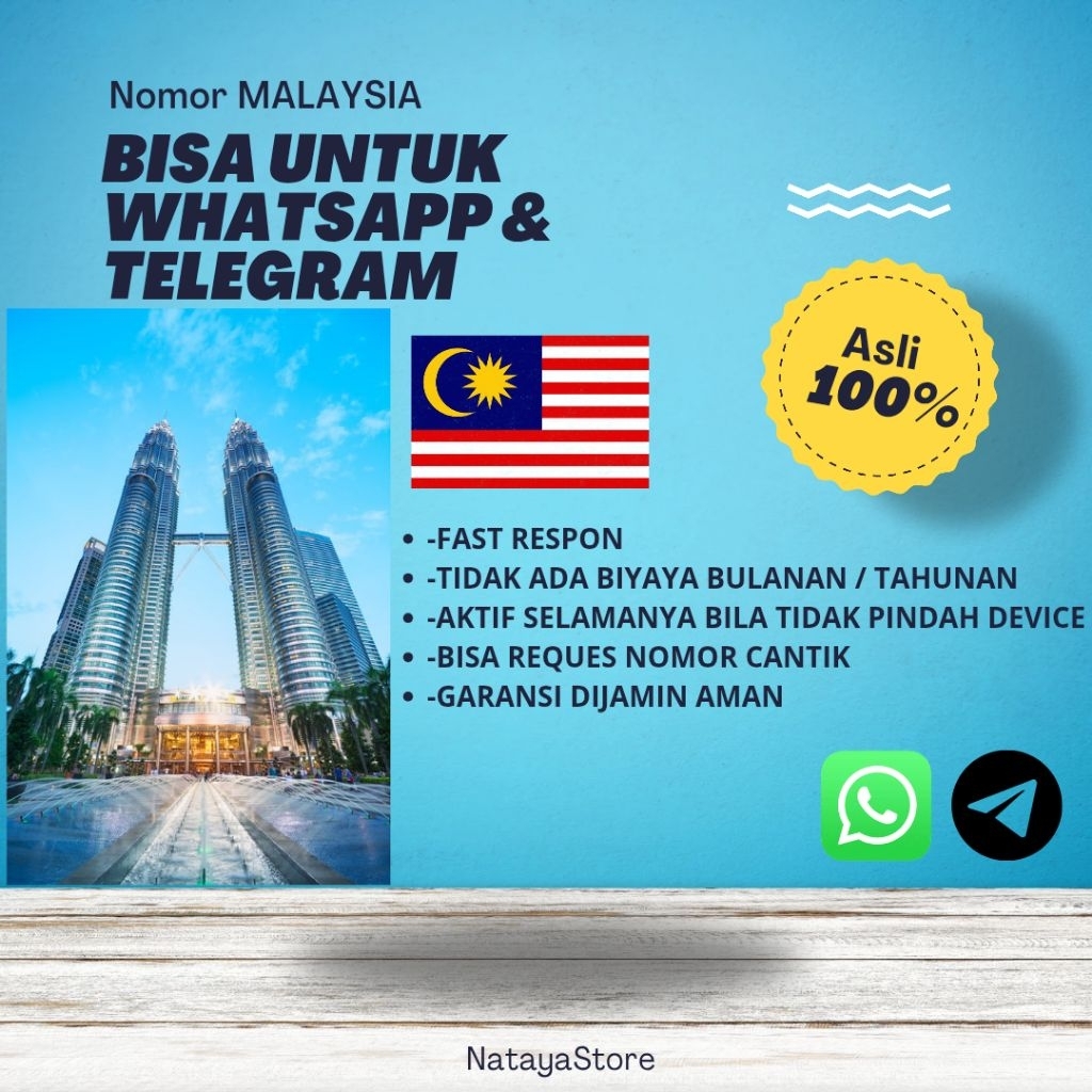 Kartu Perdana Luar Negeri (MALAYSIA) bisa untuk wa tele dll