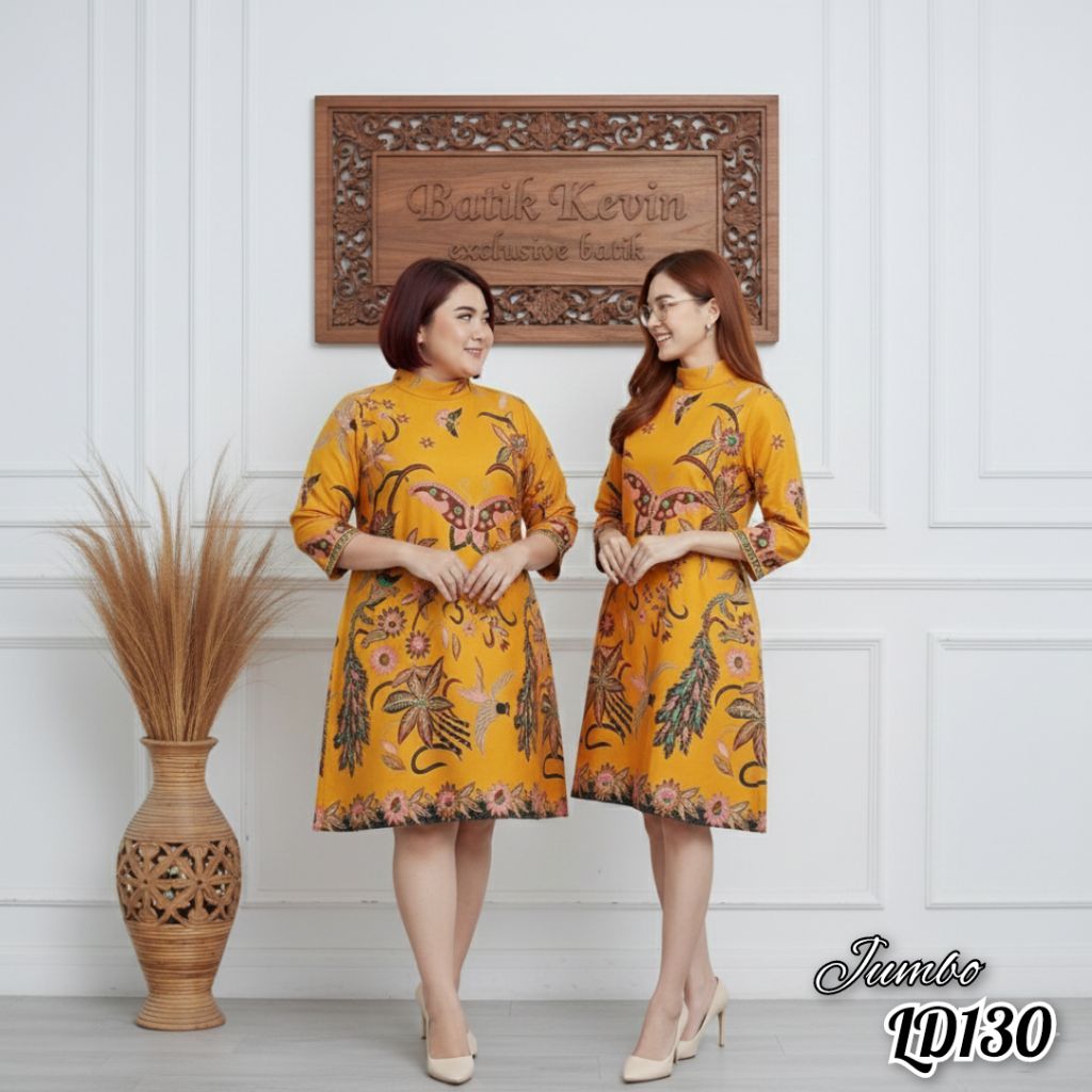 BAJU BATIK ATASAN JUMBO TUNIK BATIK