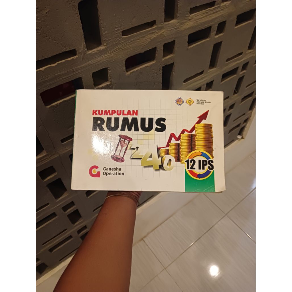 Buku Kumpulan Rumus SMA IPS GO (Bekas)