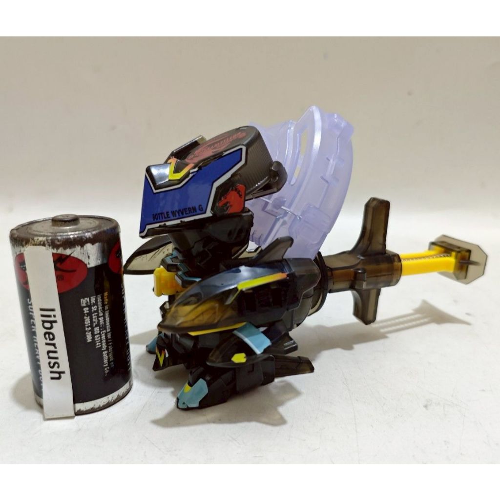 tomy bottleman  team guts bottle wyvern G samets Clear edition bdaman b daman game figure