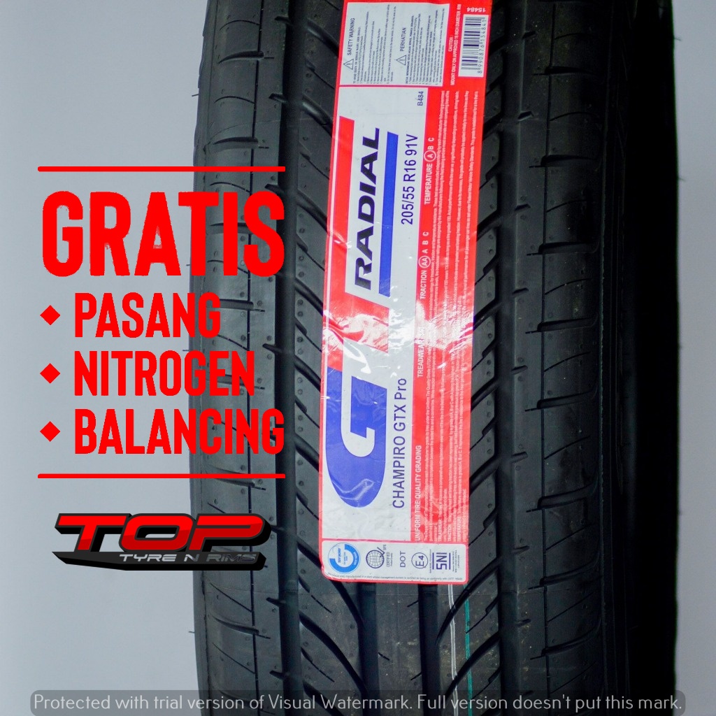 Ban Mobil Merk Gajah Tunggal Gtx Pro 205 55 R16
