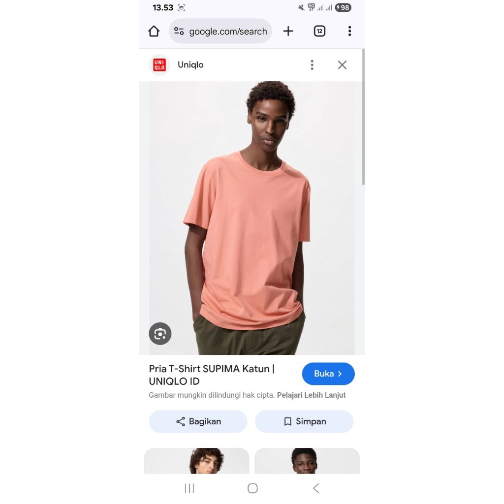 kaos supima uniqlo