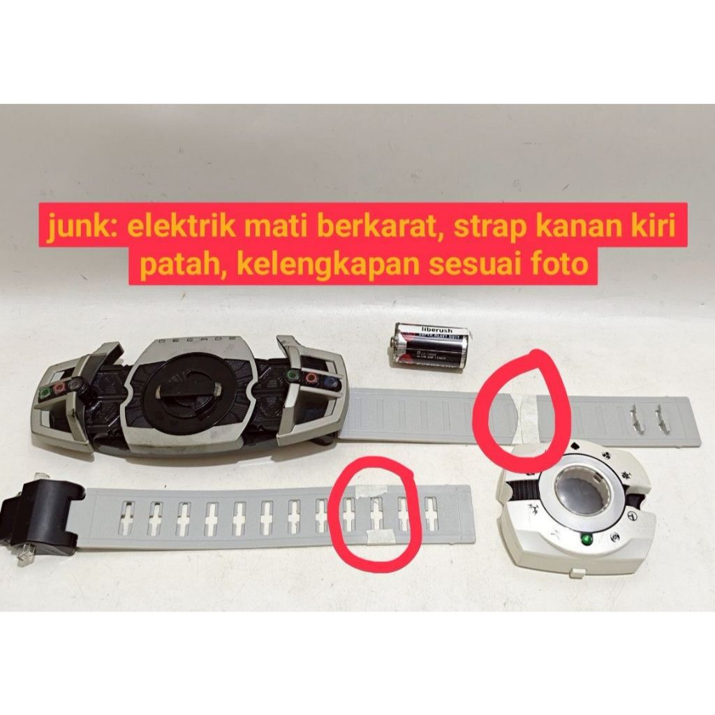 Junk OFF patah DX decadriver decade driver kamen rider belt henshin tokusatsu