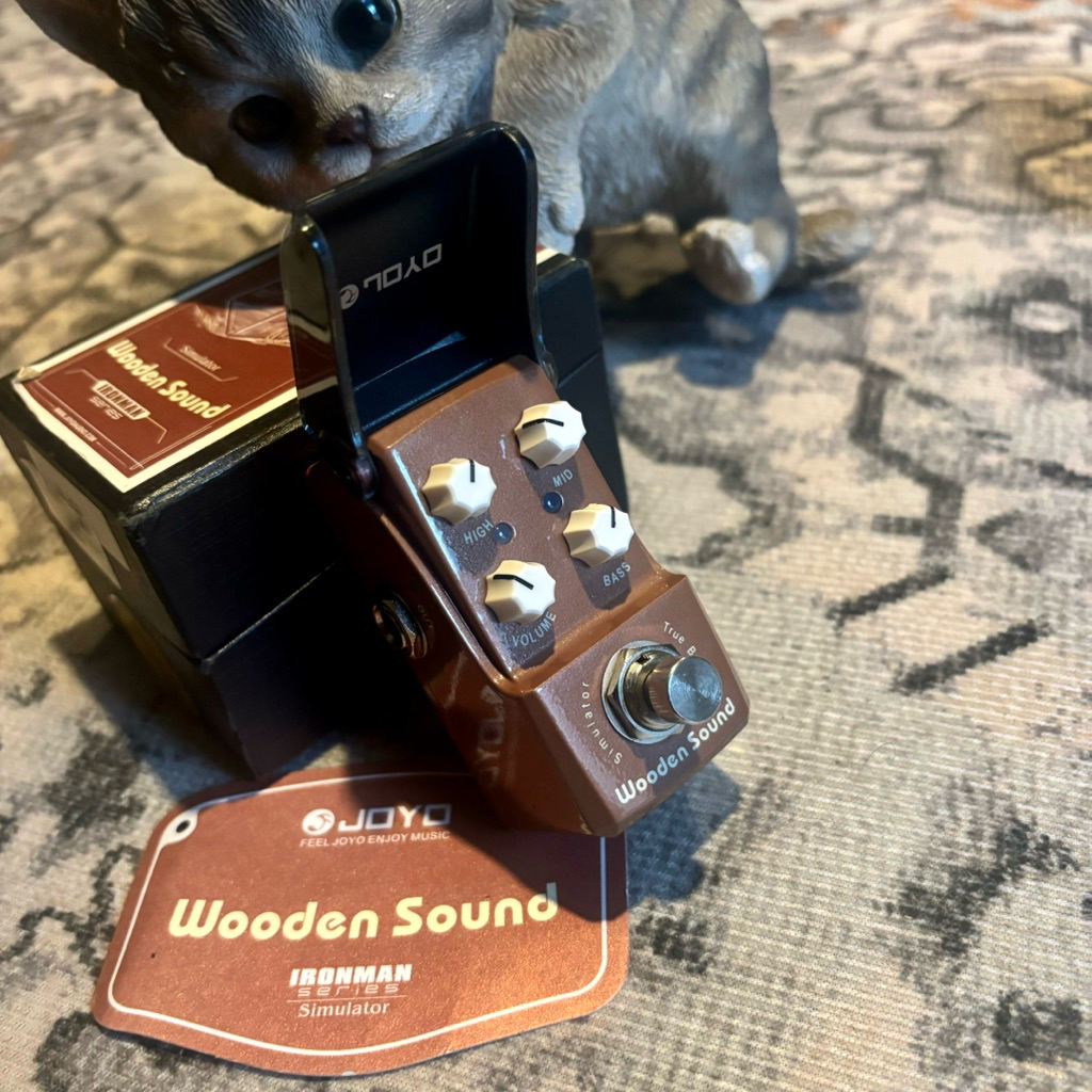 Joyo Wooden Sound Acoustic Simulator Pedal Efek Gitar Bass