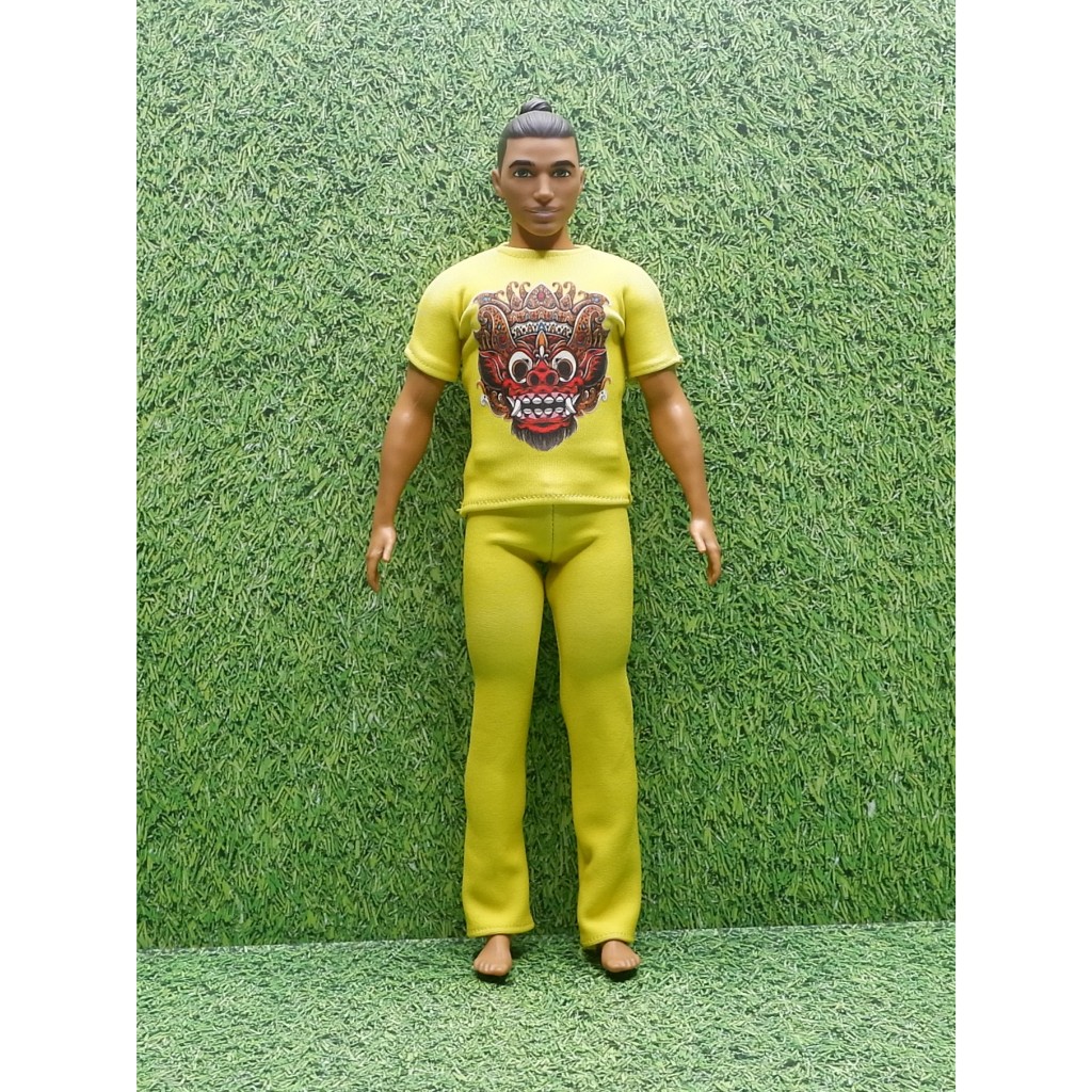 Baju Boneka Cowo Motif Barong