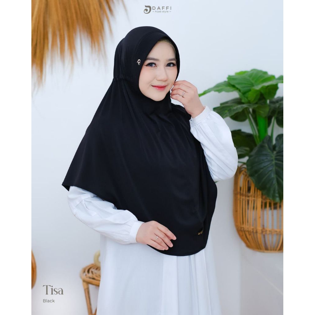 TISA Daffi Hijab EKONOMIS Terbaru Jumbo Syari Serut Jersey