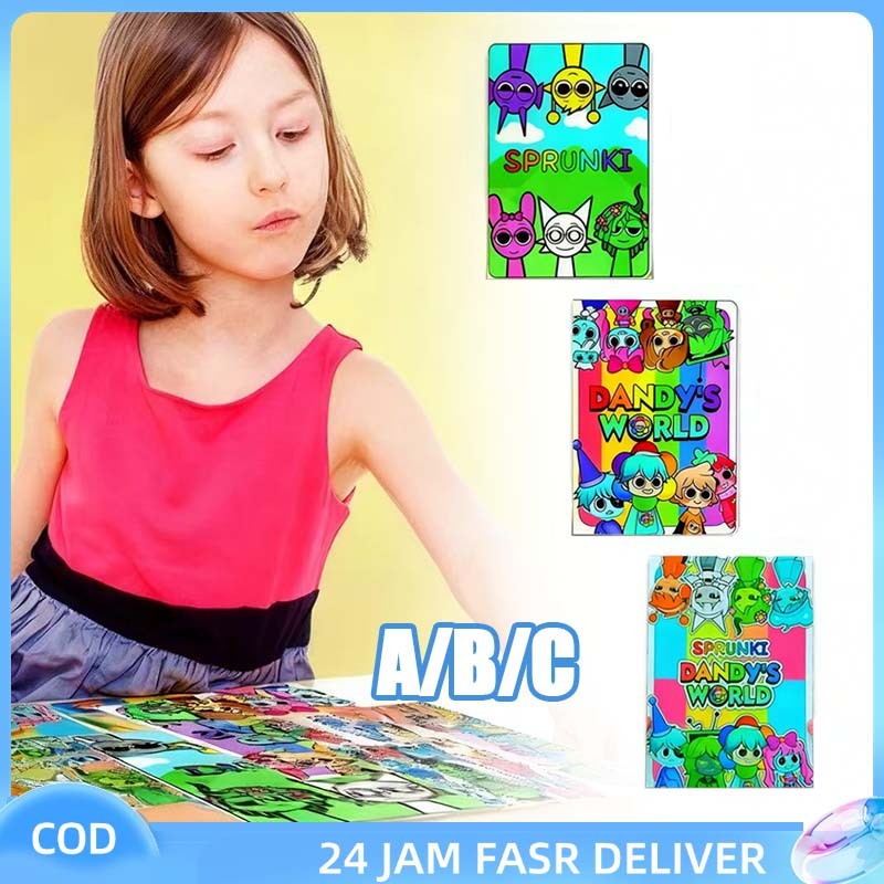 Handmade Dressing Mainan Buku Stiker Diy Anak Perempuan Buku Stiker Orang