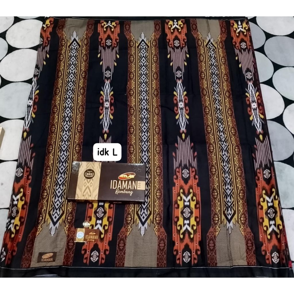 Sarung BHS ATLAS idaman Asli | Sarung Tenun Premium Pria Dewasa Elegan untuk Sholat, Pengajian & Hin