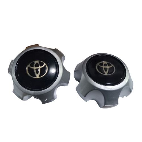 Dop Velg Toyota Warna Hitam Chrome Ukuran 14.5cm