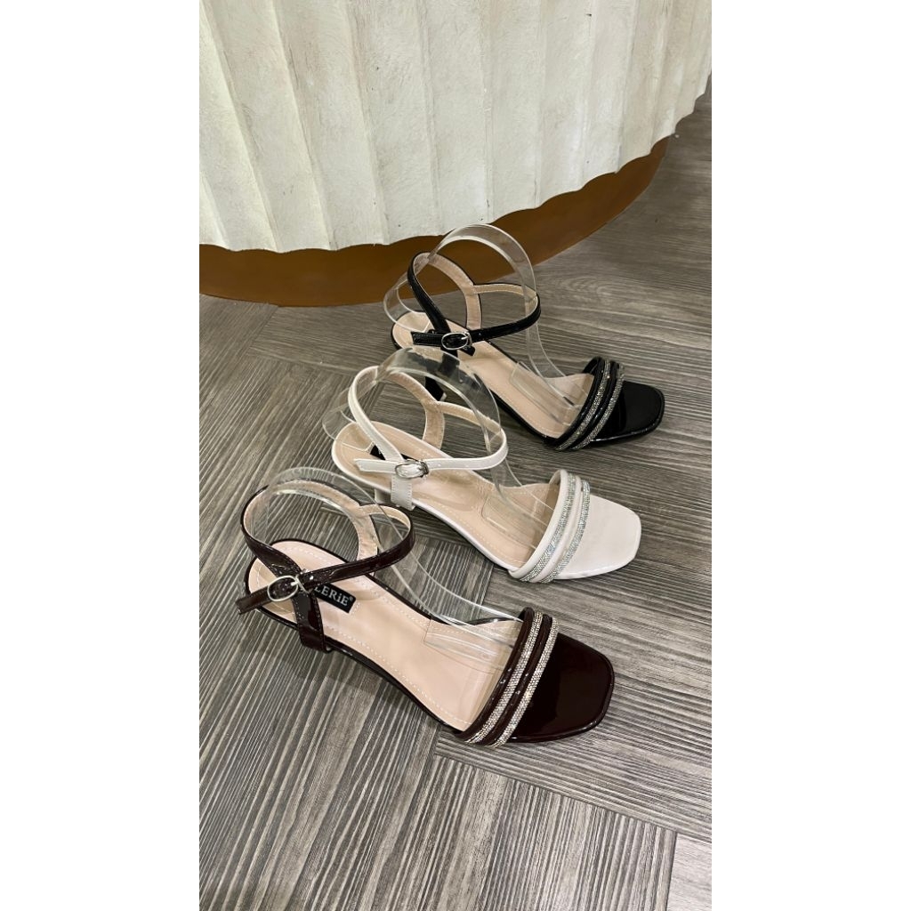 Juniper Heels 5cm Bahan Glossy Size (35 - 41) VALERiE SHOES