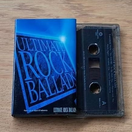 Kaset Kompilasi ULTIMATE ROCK BALLADS, Alice Cooper, Mr. Big, Skid Row, Dokken, Dream Theater, Motle