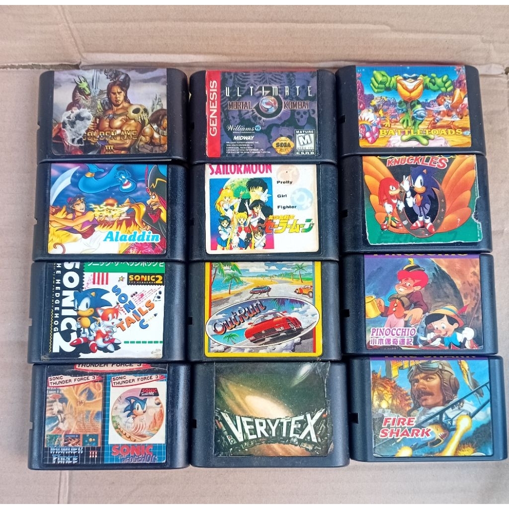 Kaset Sega Megadrive 2 / 16 bit