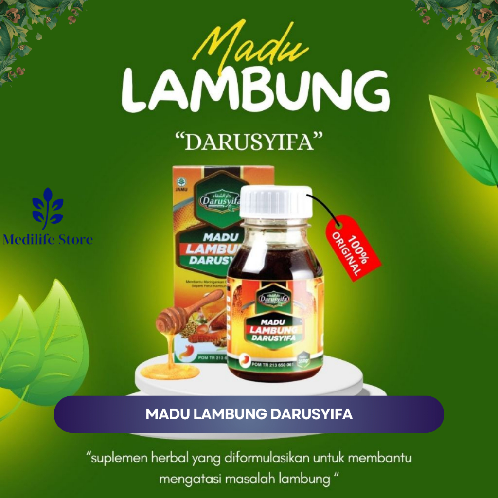 MADU LAMBUNG DARUSYIFA - maag kronis | kembung | mual | asam lambung | gerd | ORIGINAL DARUSYIFA