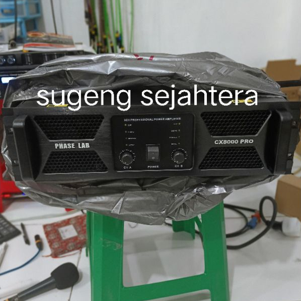 Power Amplifier Phase Lab CX 8000 - 2 Channel Original