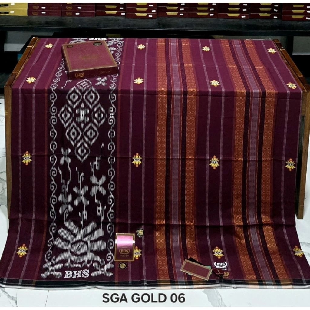 BIG PROMO SARUNG BHS EXCELLENT SONGKET MIX E52 SMB/SSF/SSA/STA KUALITAS GOLD