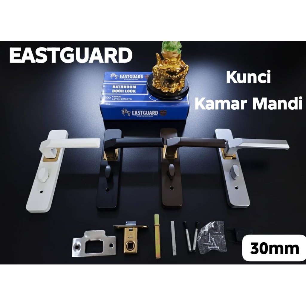 Kunci Pintu WC 30mm Aluminium Senyap - Kunci PINTU Kamar Mandi - Kunci Pintu Toilet - kunci pintu WC