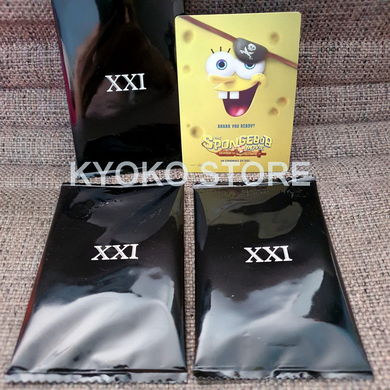 Collectible Card SpongeBob Movie Search For Squarepants Official XXI Collectible Ticket