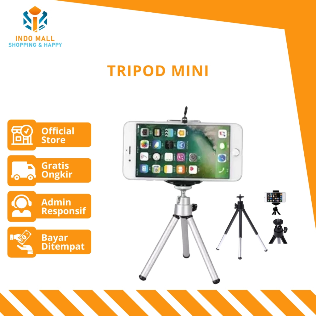 Tripod Mini / Tripod Mini Simple / Tripod Mini / Tripod Free Holder Indomall