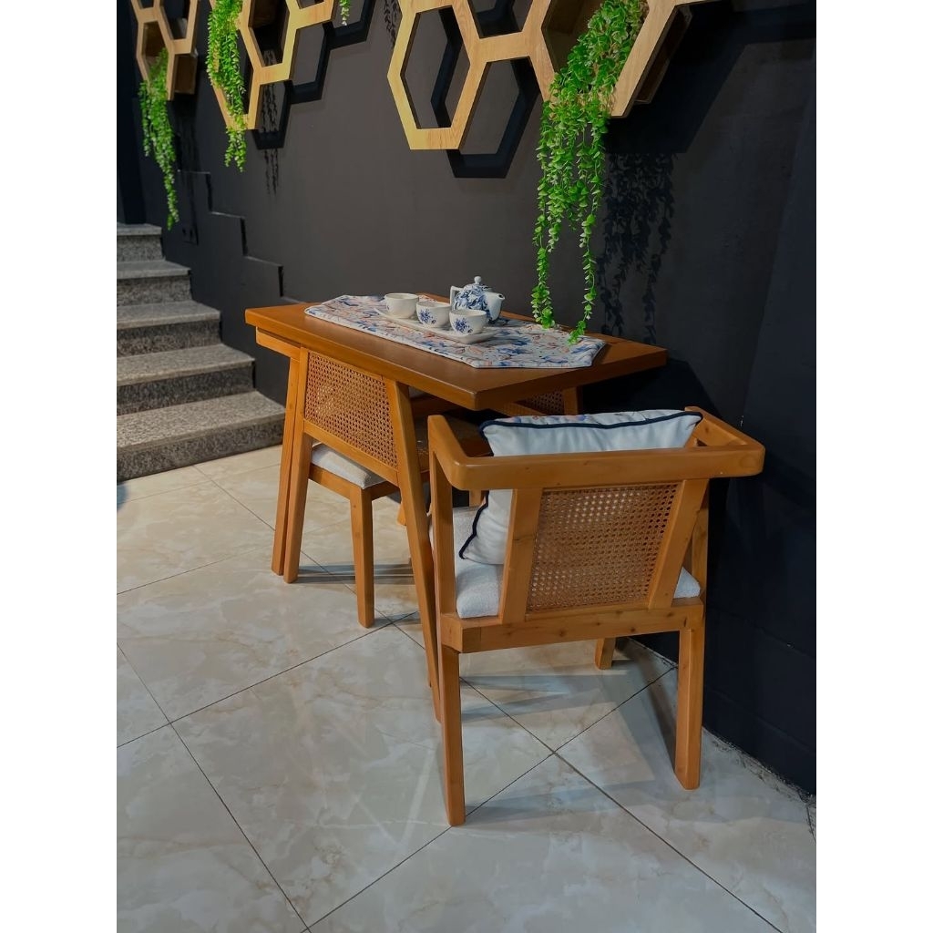 meja kursi estetic kursi cafe meja cafe