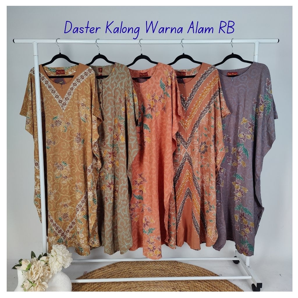 DASTER KALONG WARNA ALAM RB |  Daster Rayon Adem