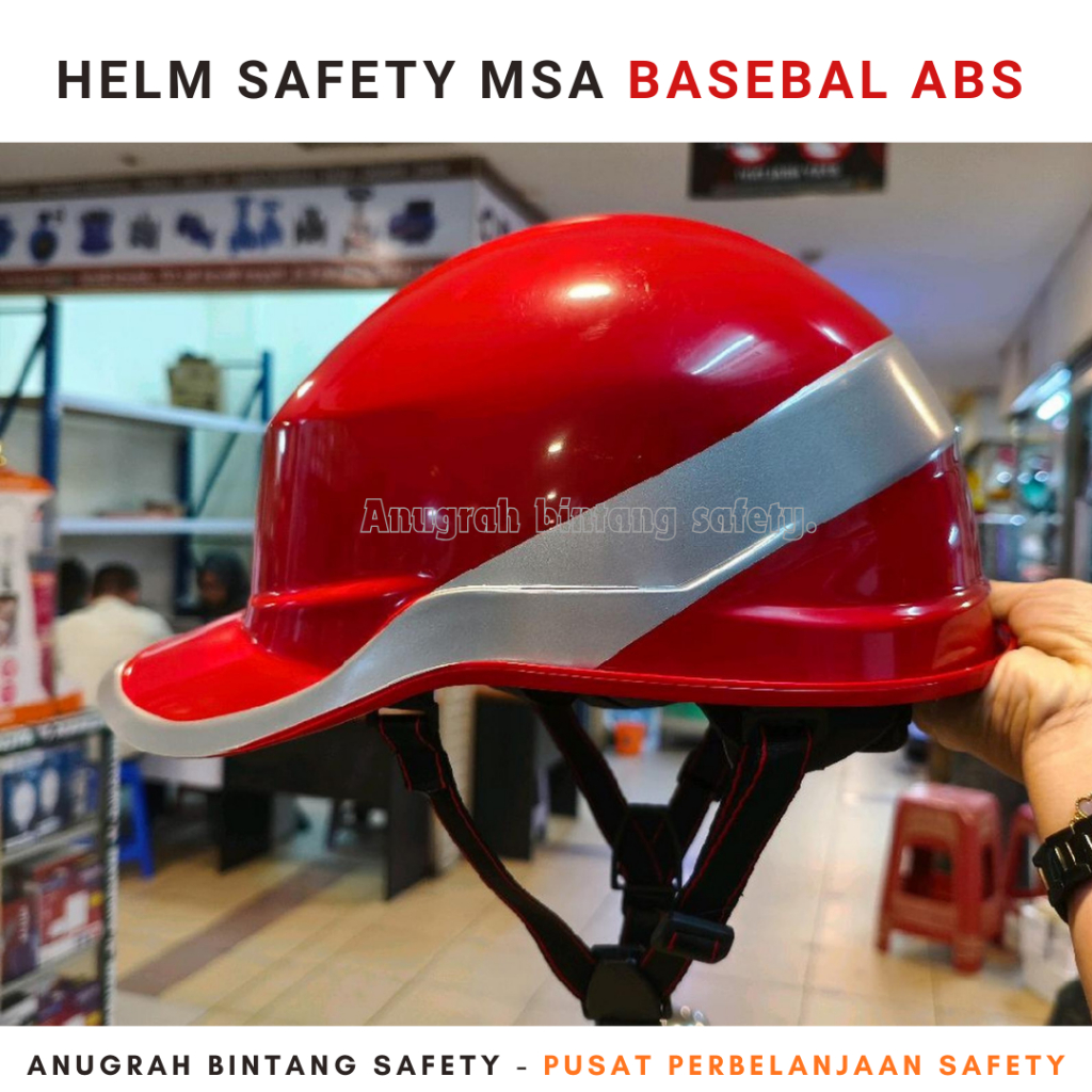 HELM SAFETY MSA BASE BALL ABS - HELM SAFETY MSA