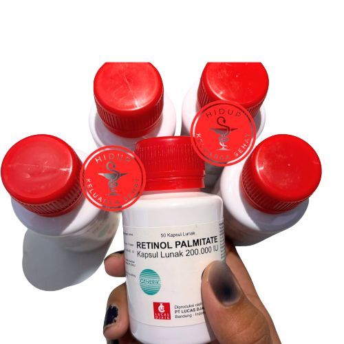 Vitamin A 200.000 iu 200000 iu botol kimia farma (lucas djaja) 1 botol 50 kapsul retinol VITAMIN A w