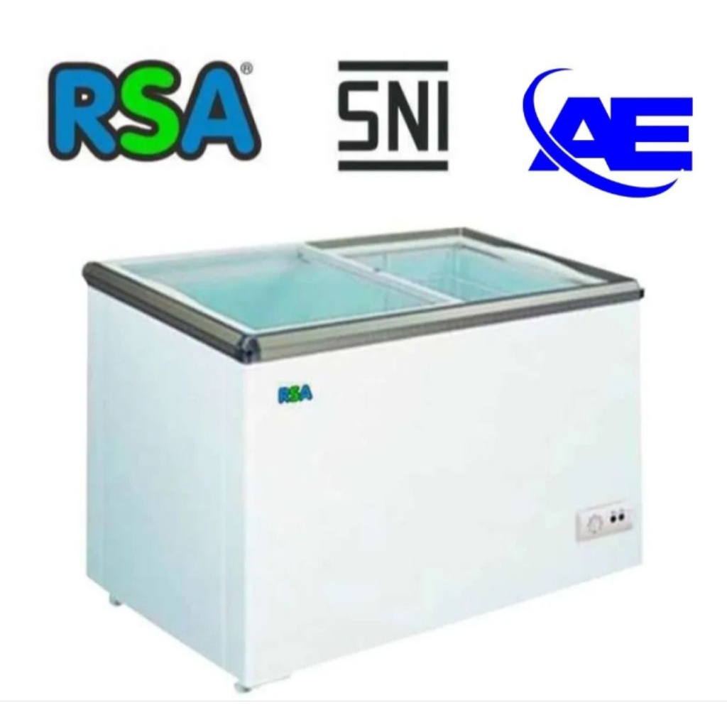 CHEST FREEZER SLIDING GLASS ICE CREAM RSA-XS200 (200L)