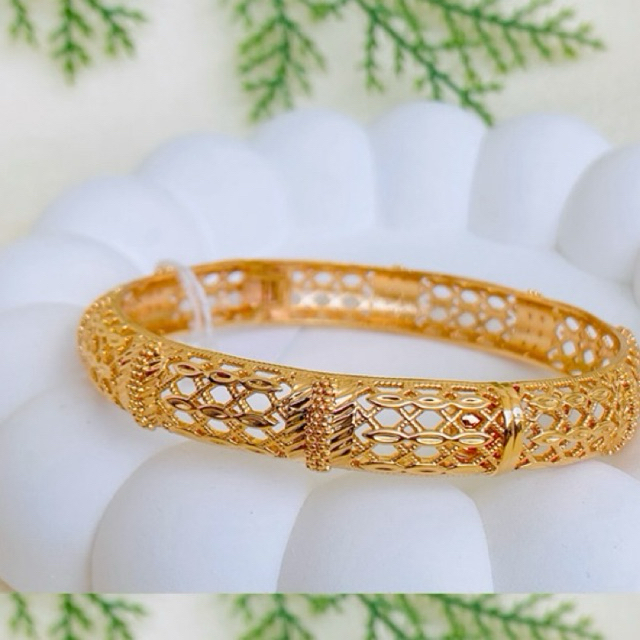 hayday jewelry - gelang bangle cewek remaja dewasa bahan tembaga lapis emas