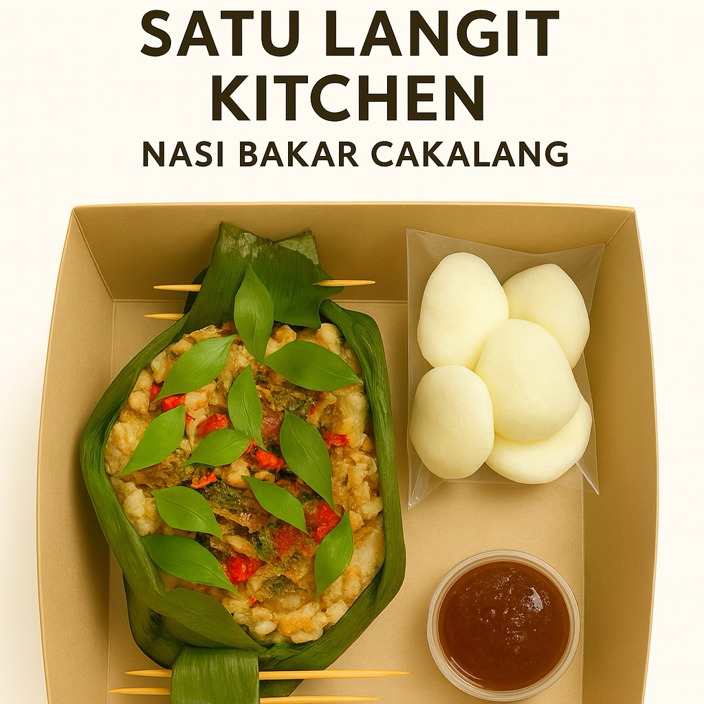 Nasi bakar liwet ikan cakalang