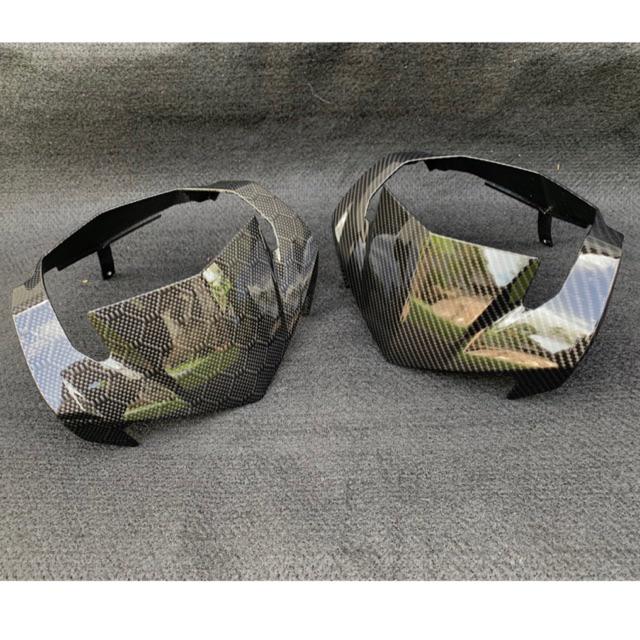 Batok depan mx king v1 carbon cover batok depan mx king v1 karbon tameng depan karbon mx king v1