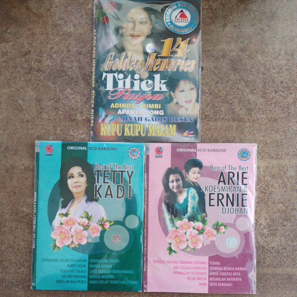 Vcd Original Titik Puspa,Tetty Kadi,Arie K & Ernie djohan