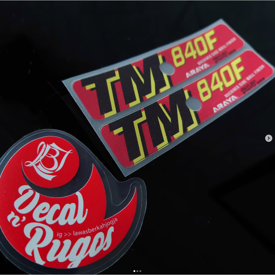 Stiker Decal Rims Araya TM 840F 26x1.50