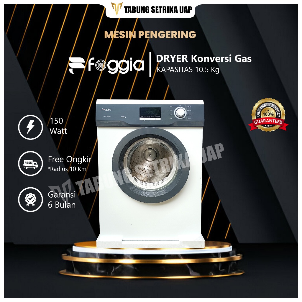 Dryer Foggia 10.5 Kg Konversi Gas