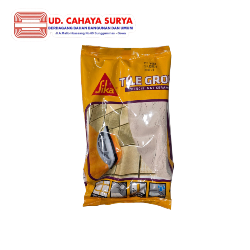 Sika Tile Grout Ivory 1 Kg – Semen Nat Keramik / Pengisi Nat Keramik Lantai & Dinding