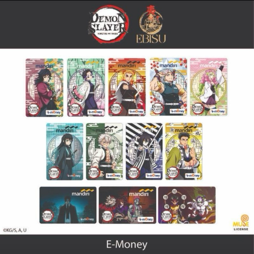 Official Demon Slayer Electronic Card, Ebisu