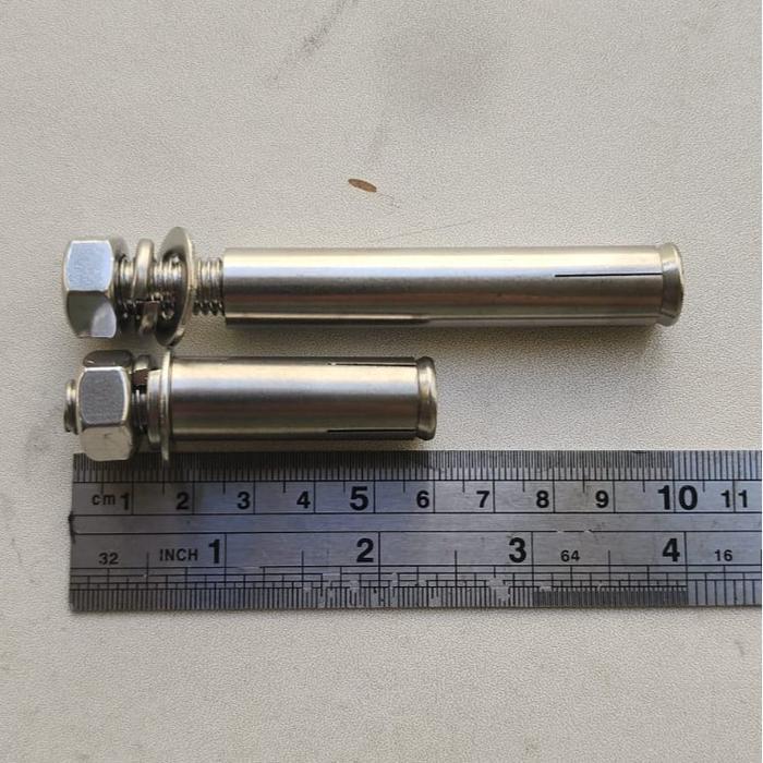 Dynabolt Stainless SS316 M12x100,M12x60, DYNABOLT STAINLESS SS316 M12x60 dan M12x100, / Dinabolt M12