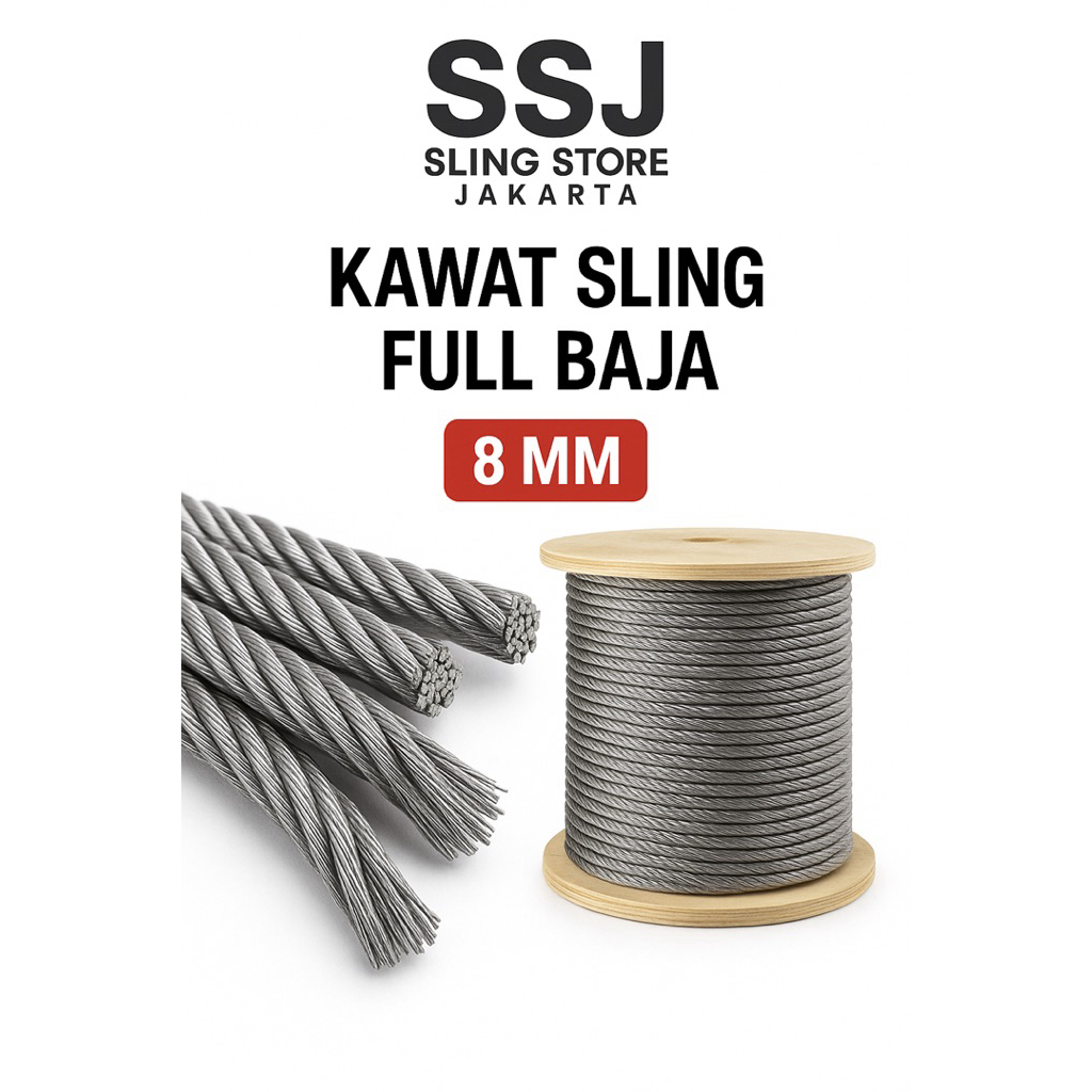 SLING BAJA 8MM 10MM 12MM GALVANIS/SLING BAJA 8MM 10MM 12MM