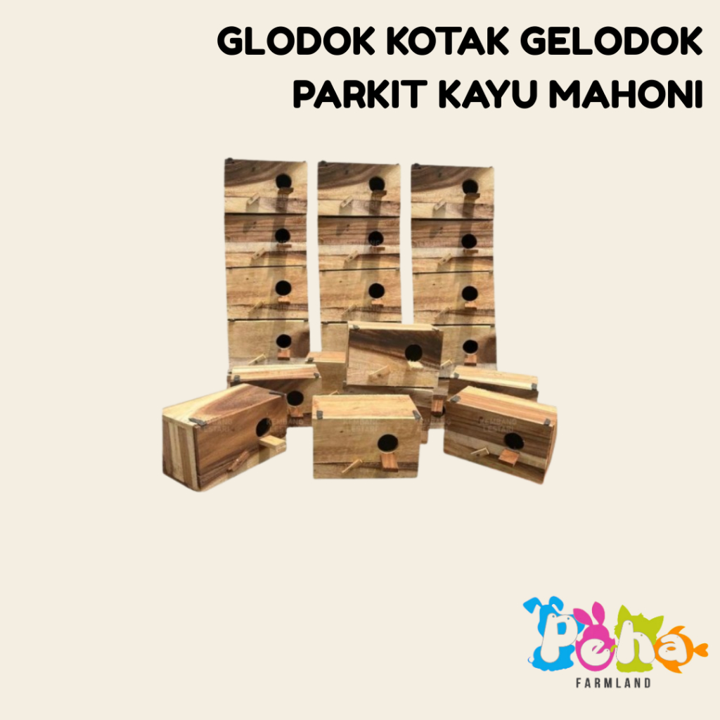GLODOK KOTAK GELODOK PARKIT KAYU MAHONI EXTRA Bubble wrap
