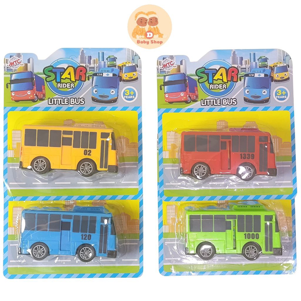Daebak Mainan Anak Bis Tayo Pullback Sliding Door MD 3468