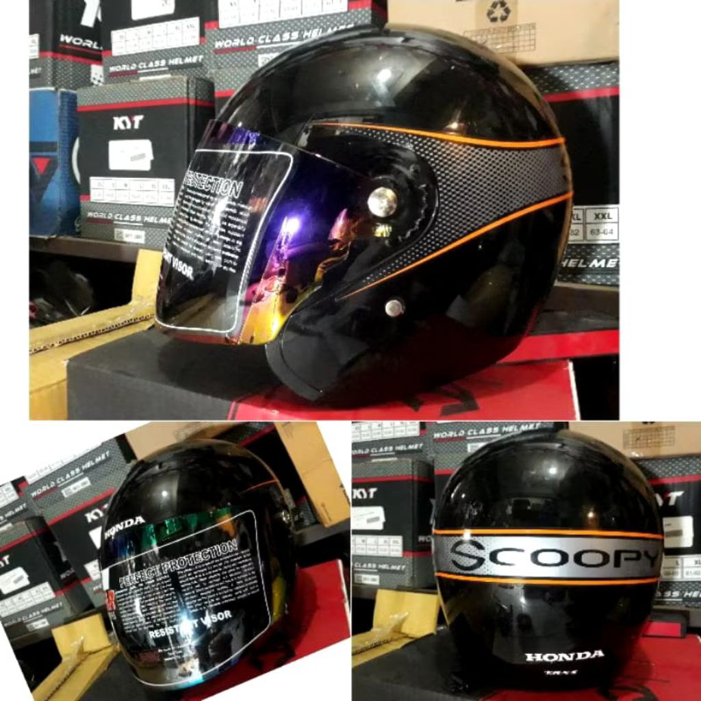 kaca helm honda trx s scoopy kaca helm scoopy pelangi