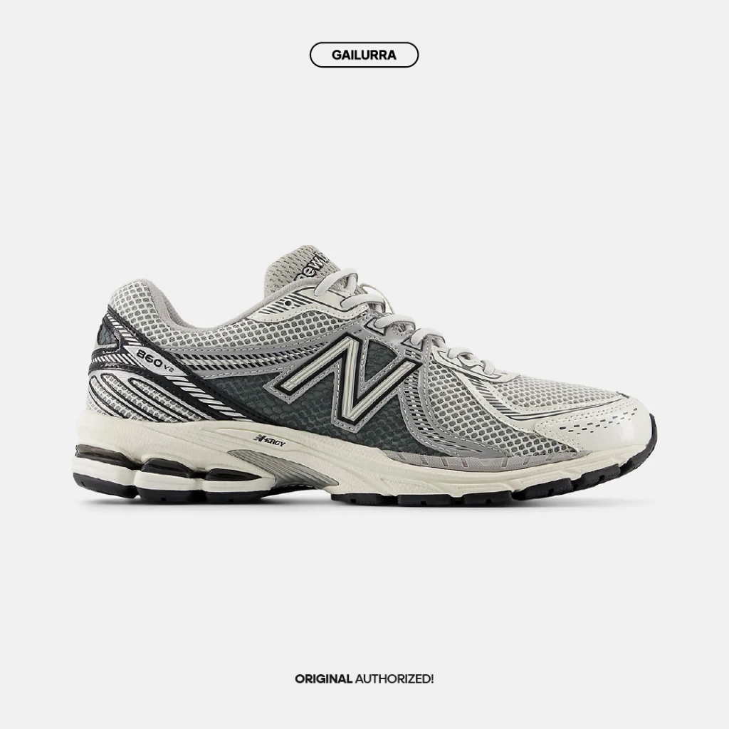 New Balance 860v2 Sea Salt Dark Grey Original