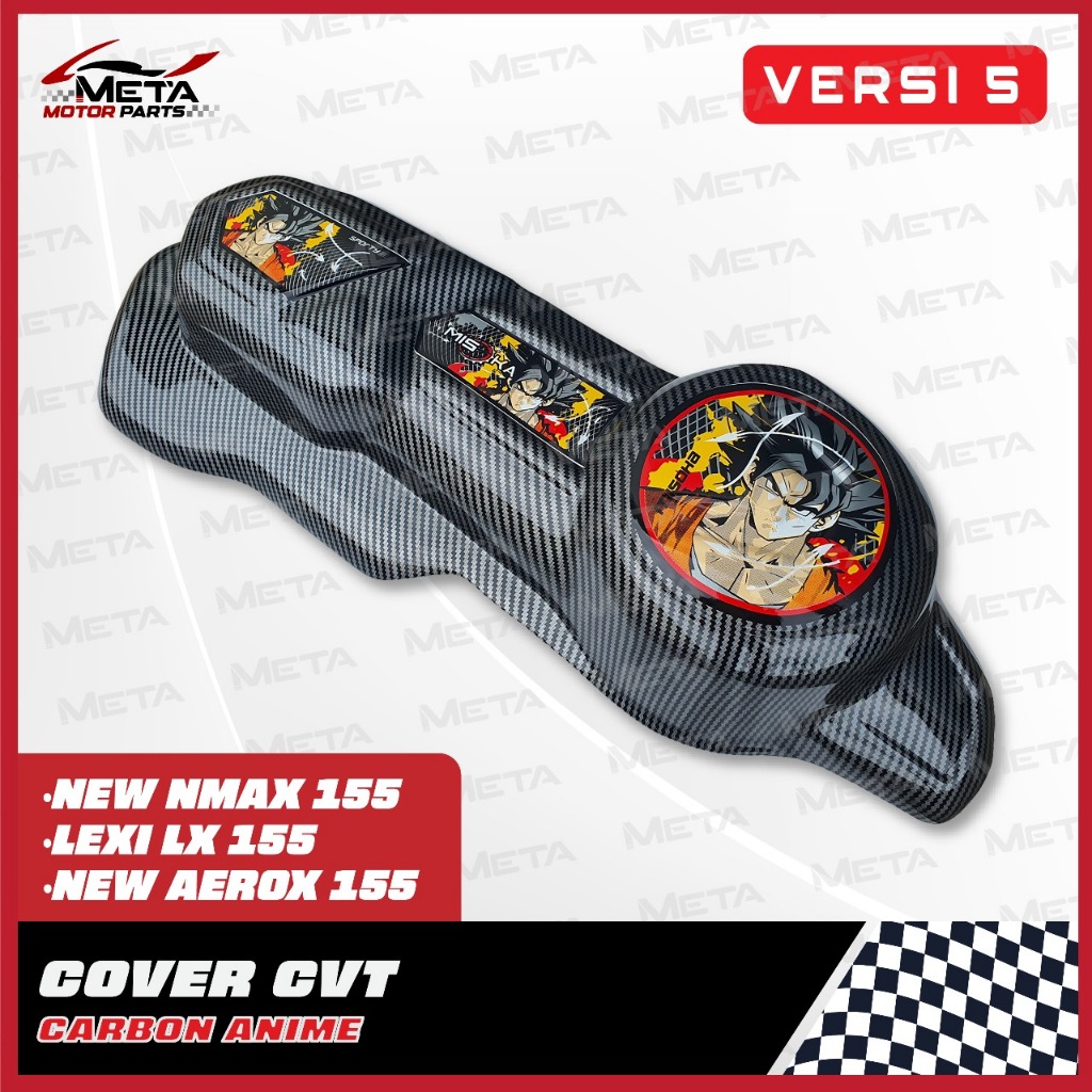 Cover CVT Motor All New NMAX 155, Lexi LX 155, All New Aerox 155 Model Carbon Bahan ABS