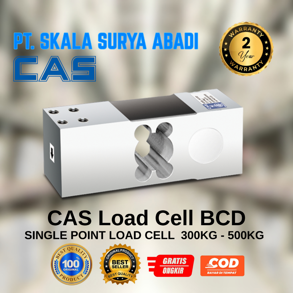 Load Cell CAS BCD 300Kg - 500kg /Single Point Load Cell / Load Cell Timbangan