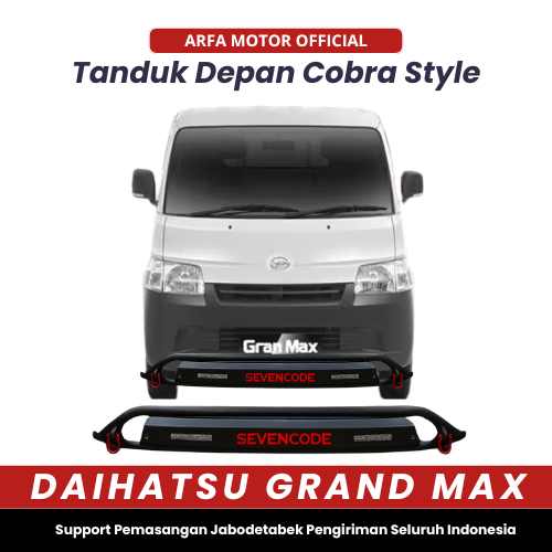 Tanduk Depan Grand Max Rear Guard Bemper Pengaman Bumper Depan Mobil Model Pelindung Bamper Cobra