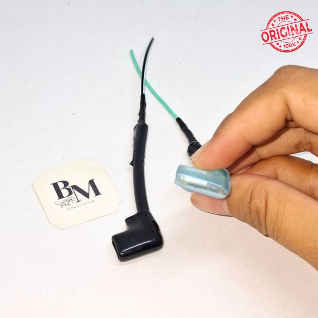 Socket - Soket Skun Kabel 14 cm Klakson Motor 1 Set Universal Original Nonkemasan