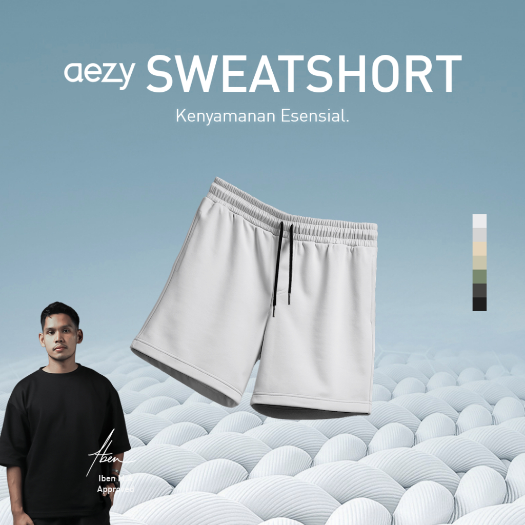 No Void Minds AEZY Sweatshorts | Oatmeal