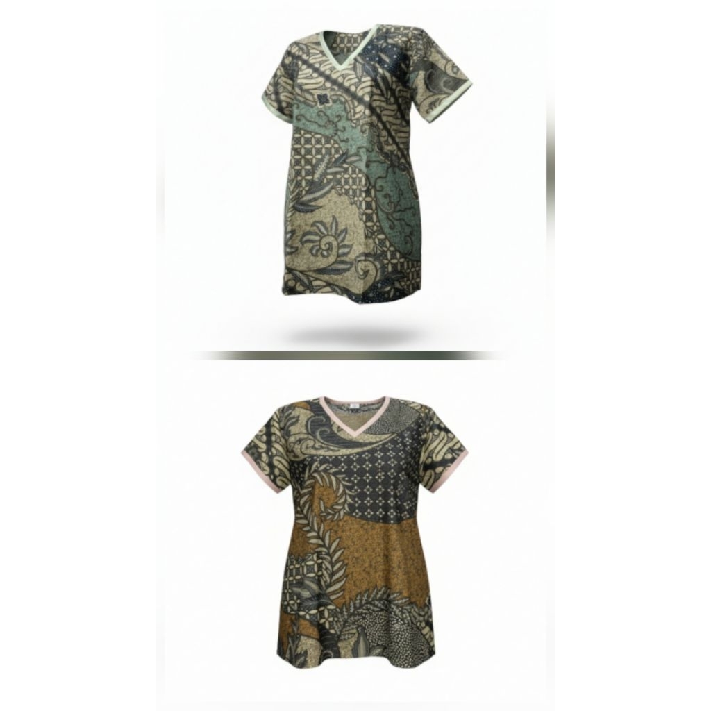 Atasan Blus Wanita Lengan Pendek