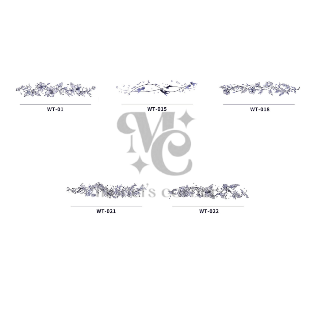 MONCI'S FRUIT INK TATTOO TEMPORER - KODE WT SERIES | HAND BAND STIKER TATO TEMPORER FRUIT INK| TATTO